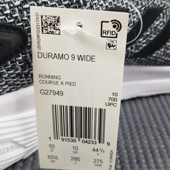 Adidas Duramo 9 Wide Mens - Picture 7 of 8